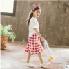 2018新款童装韩版女童套装 夏季吊带半身裙裤儿童两件套一件代发