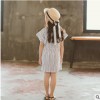 女童夏季连衣裙韩版儿童条纹公主裙2018新款无袖童裙童装一件代发