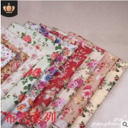 厂家现货直销涤纶桃皮绒 家居家纺布料 平纹印花布料 涤纶印花布