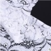 多派蕾丝 法国蕾丝面料 lace fabric 白色黑色 高端蕾丝面料
