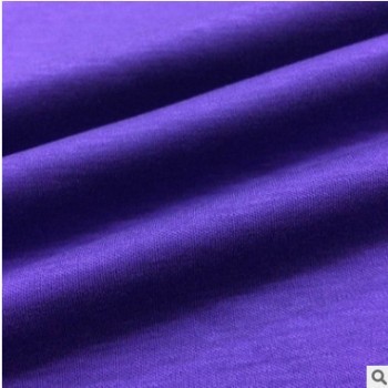 现货供应50支针织棉莫代尔布料批发 50S丝光双面针织布 服装面料