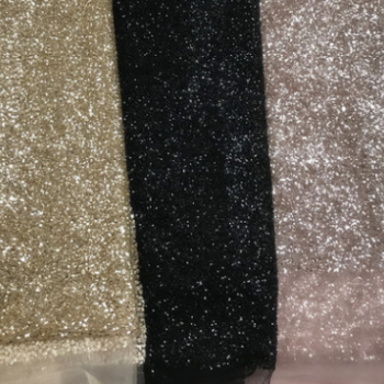 特密黑白金色裸粉色烫金烫片亮片布料面料服直播拍摄背景服装布料图1