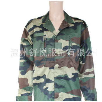 工作服定做 高品质迷彩服长袖纯棉工作服 来图定制 免费拿样图1