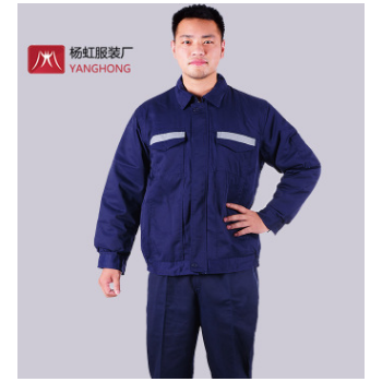 冬季棉衣工作服套装机修棉袄夹克款棉衣工装定制厂家直销批发图1