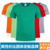 印花广告衫 空白广告衫批发定制 圆领插肩涤棉polo广告衫