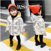 童装2018冬装新款中小女童棉衣儿童韩版亮色面包服外套棉服批发