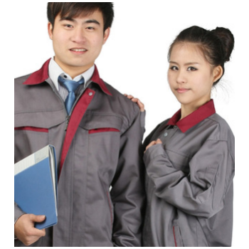 秋冬工作服 车间工装涤棉加厚劳保服长袖套装汽修服工服定制批发图1