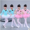 儿童舞蹈服中国舞体操服长短袖芭蕾舞裙女练功服幼儿演出服考级服