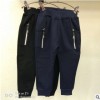 厂家直销 18新款中小童裤 纯棉加厚运动裤 双色韩版长裤