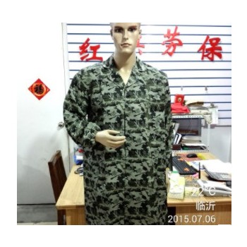 厂家批发迷彩大褂加大加肥劳保大褂剪刀五星花搬运赠品仓库工作服