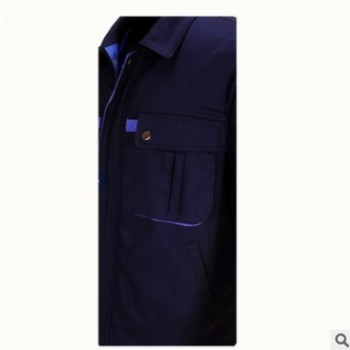 阻燃工作服套装 防火防烫电焊工作服耐高温 定做长袖劳保服图1