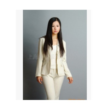 定制批发白领职业套装修身型女式职业西装行政文员工服工装图1