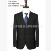 厂家热销 男西服H100801 修身纯色男士西服 高档休闲黑色职业套装
