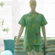 新款浴服全棉汗蒸服女款纯棉浴衣浴袍洗浴桑拿按摩服 厂家直销