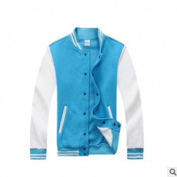 订做棒球服班服订做长袖配色棒球服外套订做工衣工作服厂服绣LOGO图1