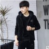 男款秋冬运动休闲三件套新款金丝绒套装保暖双面加绒男