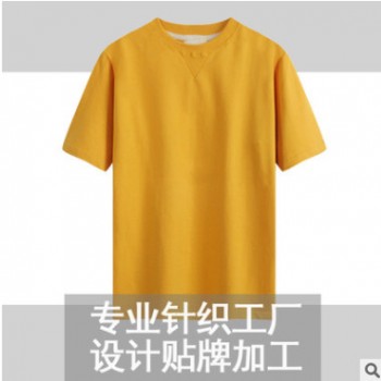纯棉圆领短袖广告衫定制班服T恤团队同学聚会文化衫工厂定制加工图1