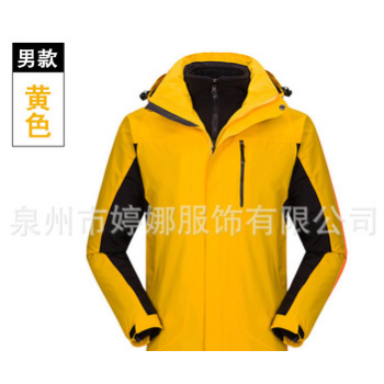 厦门保暖防风衣加厚三合一冲锋衣批发 两件套冲锋衣批发厂家包邮图1