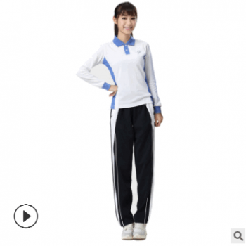 中学生校服套装学校学院风中学生运动服园服春秋装厂家直销