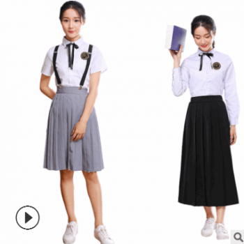 厂家直销中学生校服新款四季中学班服 运动会校服批发定制图1