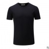 夏季短租黑色全棉圆领T恤定制广告衫 多色可选 支持来样定做