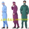 现货销售全棉加厚洗手衣新款洗手服手术室用墨绿厚纱卡面料20*16