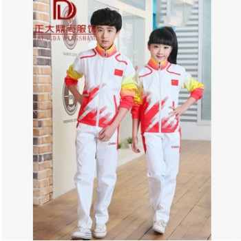小学秋冬装 运动风儿童班服 运动棒球服小学生套装 高品质定做图1