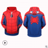 2017欧美潮款卫衣精工3D数码印花英雄归来蜘蛛侠带帽棒球服批发