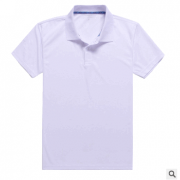 短袖翻领polo衫定制 t恤批发 文化衫广告衫定做 班服印字绣字图1