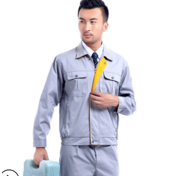 春秋长袖防静电工作服套装 工厂维修制服 劳保工作服汽修服定制图1