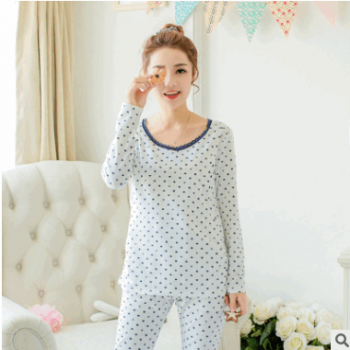 孕宜爽圆领月子服春夏孕妇装隐形哺乳口 哺乳衣孕妇睡衣一件代发图1