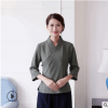 秋季养生馆美容师工作服新款spa足浴足疗会所美容院技师套装女