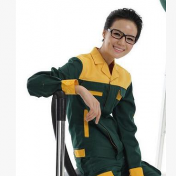 常州溧阳金坛工作服 军绿色加油站工服 防静电反光工装套装批发图1
