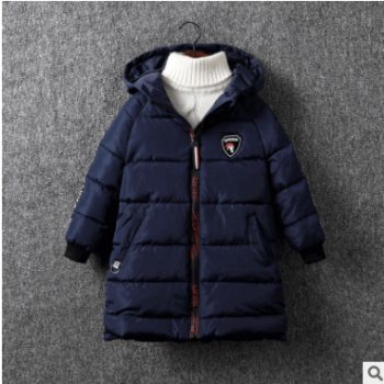 2018新款童装羽绒棉服儿童中长款加厚棉衣中大童面包服中小童上衣