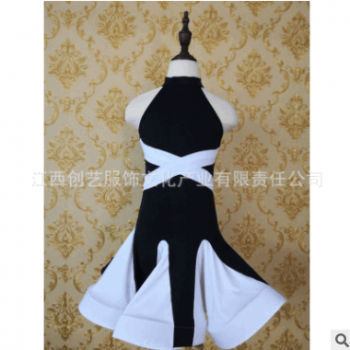 2018拉丁舞裙儿童女舞蹈服装少儿拉丁演出服儿童比赛表演练图1