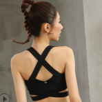 专业防震运动内衣女聚拢定型交叉美背背心跑步文胸瑜伽健身bra