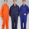 长袖连体工作服带帽男防尘车间工装汽修喷漆服劳保工程服 艳蓝色
