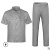 全棉夏季短袖工装厂服工厂车间劳保服定做汽修工作服定制