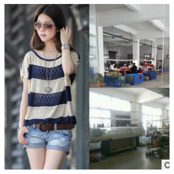 针织女装加工厂小批量定制 来图来样 针织衫加工定制 镂空春夏款图1