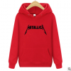 Metallica2018新款欧美潮牌男装复古摇滚乐队套头连帽男式卫衣