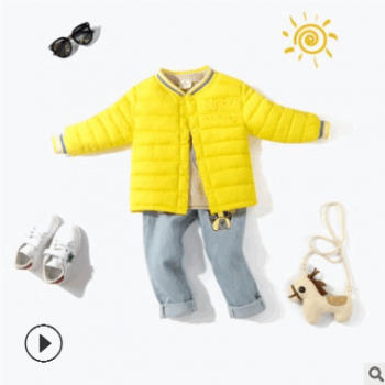 2018新款儿童保暖棉服中小男女童童装短款棉衣小棉袄内胆一件代发图1