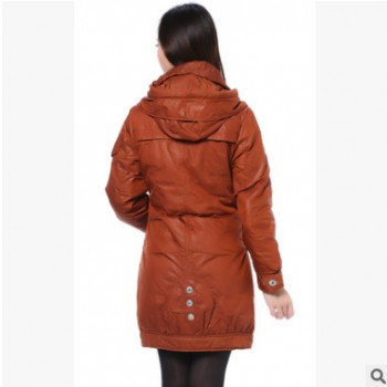1108中年女款冬装 品牌羽绒服批发 库存服装 常熟国际服装城图1
