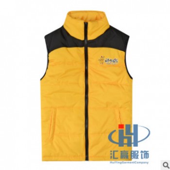 加厚棉马甲定制印logo秋冬棉工作服志愿者义工宣传印字广告衫订做图1