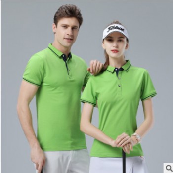 撞色领短袖翻领广告衫定制logo工作服T恤工衣厂服活动文化Polo衫图1
