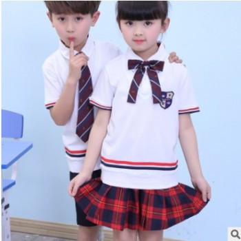 欢心童酷新款夏装中小学生校服夏季校服现货 可批发定制