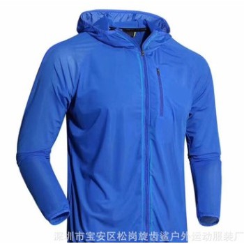 高尔夫男装风衣高弹连帽golf运动休闲外套防晒衣皮肤风衣男款806图1