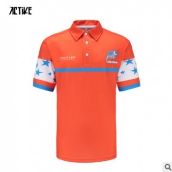 专业定制修身版型网布网球衫Polo衫公司活动团服班服队服翻领T恤图1