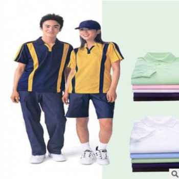 polo衫定制公司工作服t恤定做短袖翻领工衣订做广告文化衫印logo