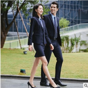 2019潮流纯色男女同款衬衣春秋季免烫时尚商务休闲修身型西装图1