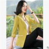 小西装外套女2019新款春秋韩版时尚中袖短款上衣女士职业西服套装